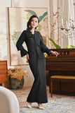 The Glow Women Memoir Kebaya Set - Black Jacquard