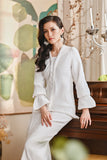The Glow Women Memoir Kebaya Set - Off White Jacquard