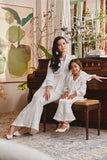 The Glow Women Memoir Kebaya Set - Off White Jacquard