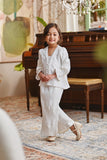 The Glow Memoir Kebaya Set - Off White Jacquard
