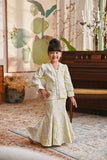 The Glow Lavish Kebaya Set - Tender Yellow Jacquard