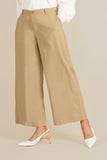 The Everyday Women Palazzo - British Khaki