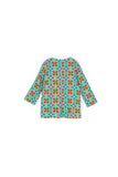 Spring Garden Print Blouse for Girls