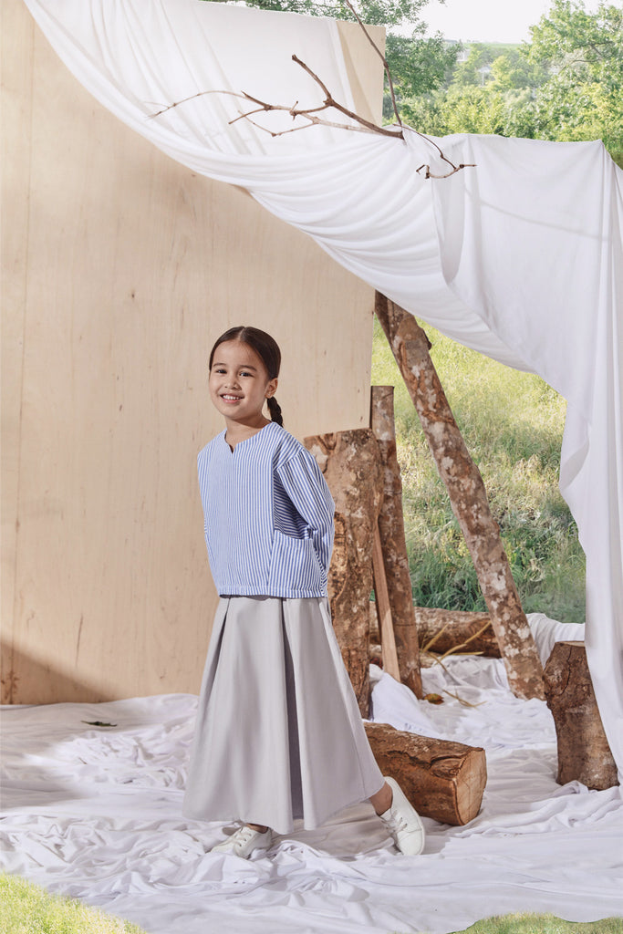 Oxford Stripe Blouse for kids