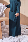 Emerald Green Colour Folded Skirt