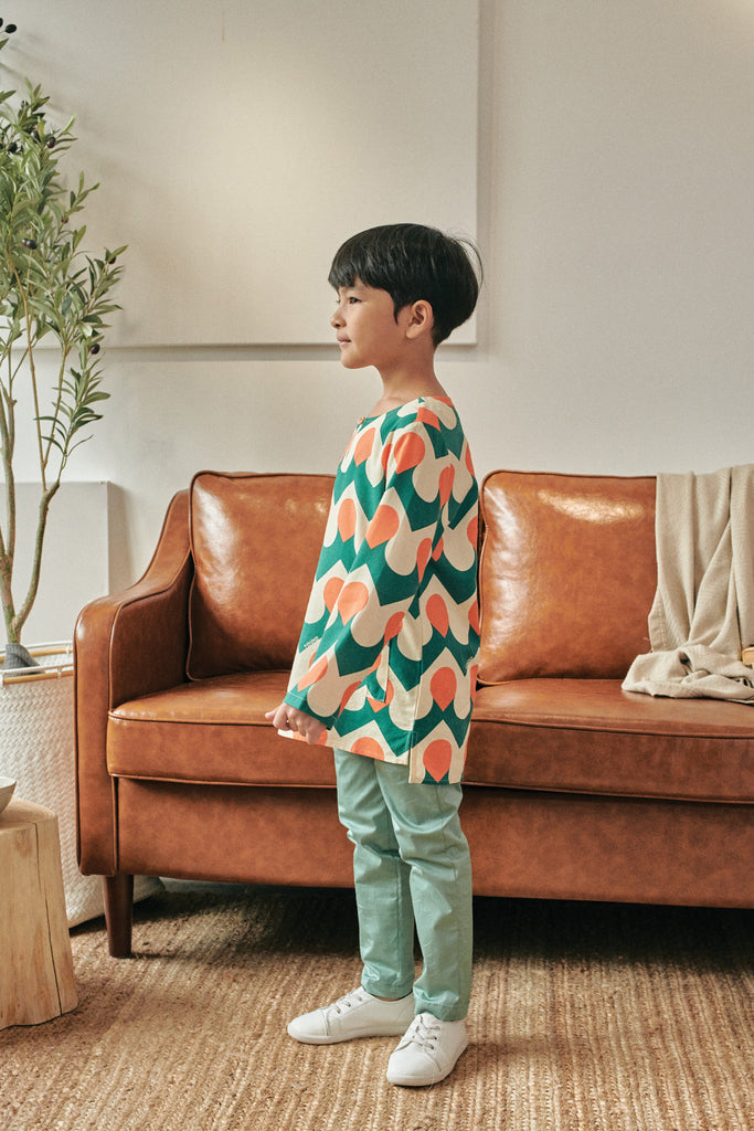 kurta cotton printed for kids