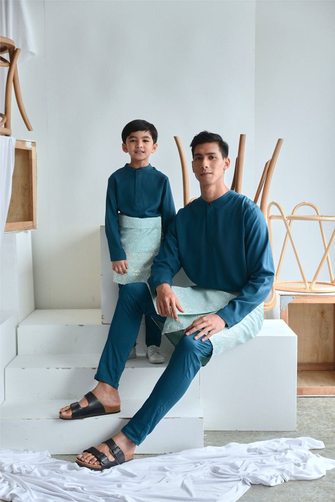 set baju melayu bapa dan anak