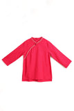 The Spring Cheongsam Blouse - Rose - POKOKS.COM