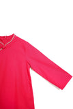 The Spring Cheongsam Blouse - Rose - POKOKS.COM