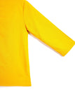 The Spring Cheongsam Blouse - Mustard - POKOKS.COM