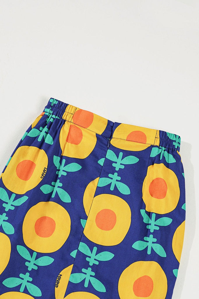 Sinar Printed Folded skirt