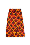 Red Orange mix match print