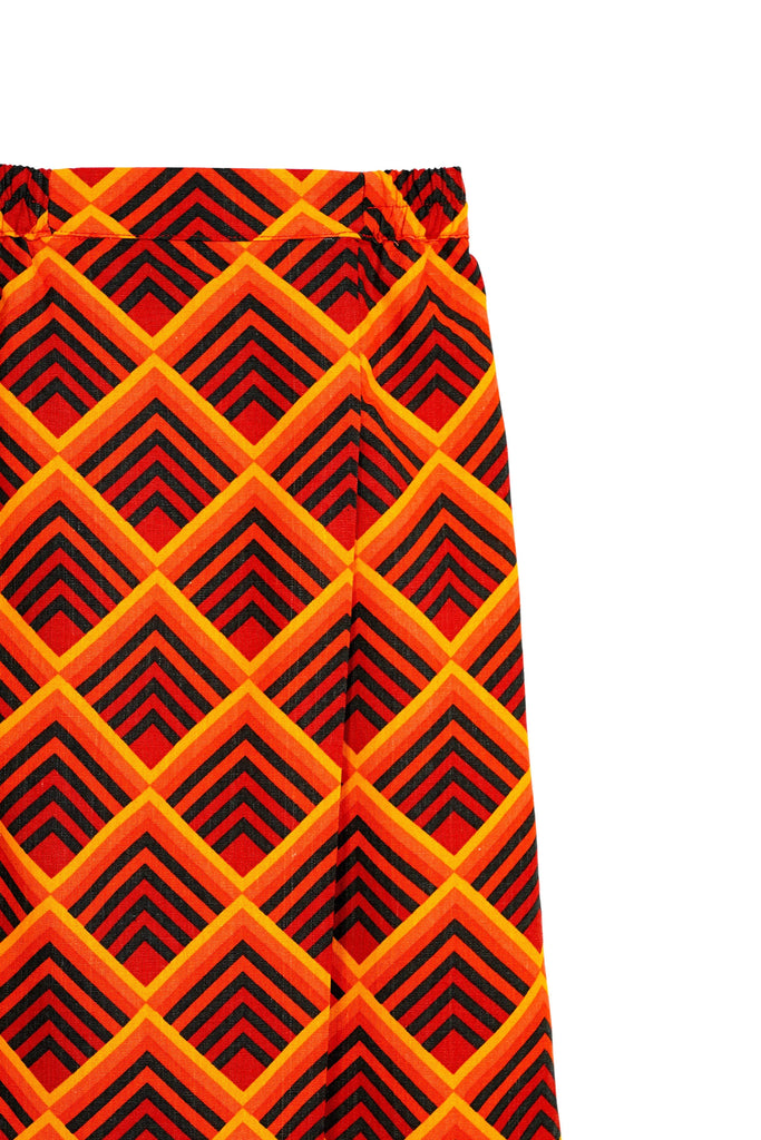 Folded Skirt Ang Ang Sunrise Print
