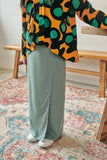 Rasa Sayang Scallop Skirt - Vegan Green