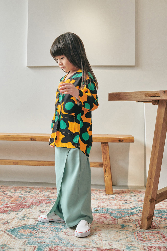 baju raya cotton budak perempuan
