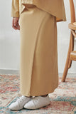 Rasa Sayang Scallop Skirt - British Khaki