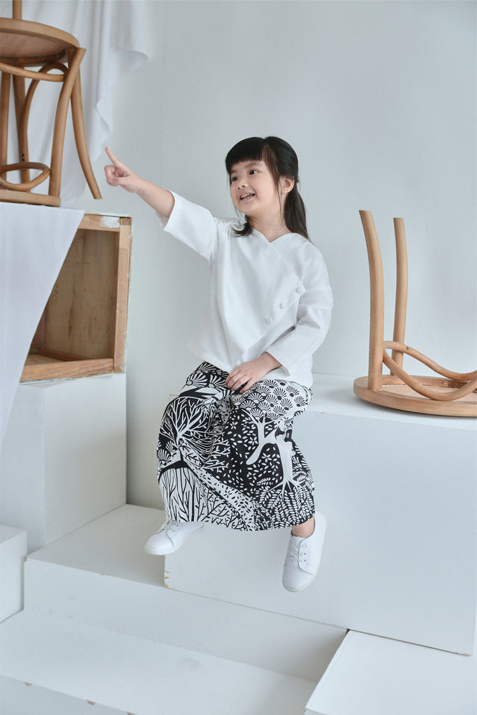 baju raya budak cotton