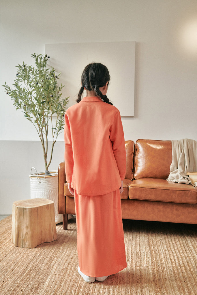 Rasa Sayang Kebaya Blouse - Salmon