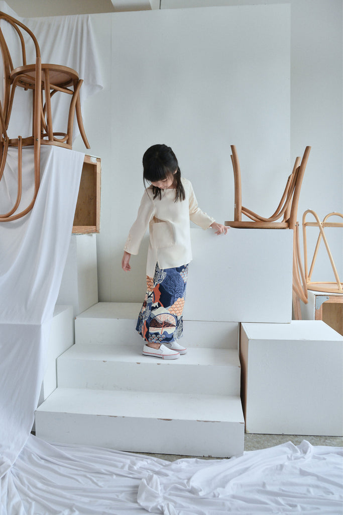 set baju raya budak perempuan