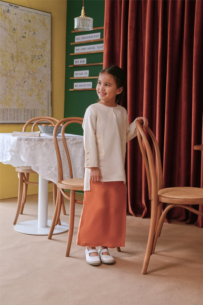 set baju kurung budak perempuan