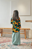 baju kurung hitam kuning