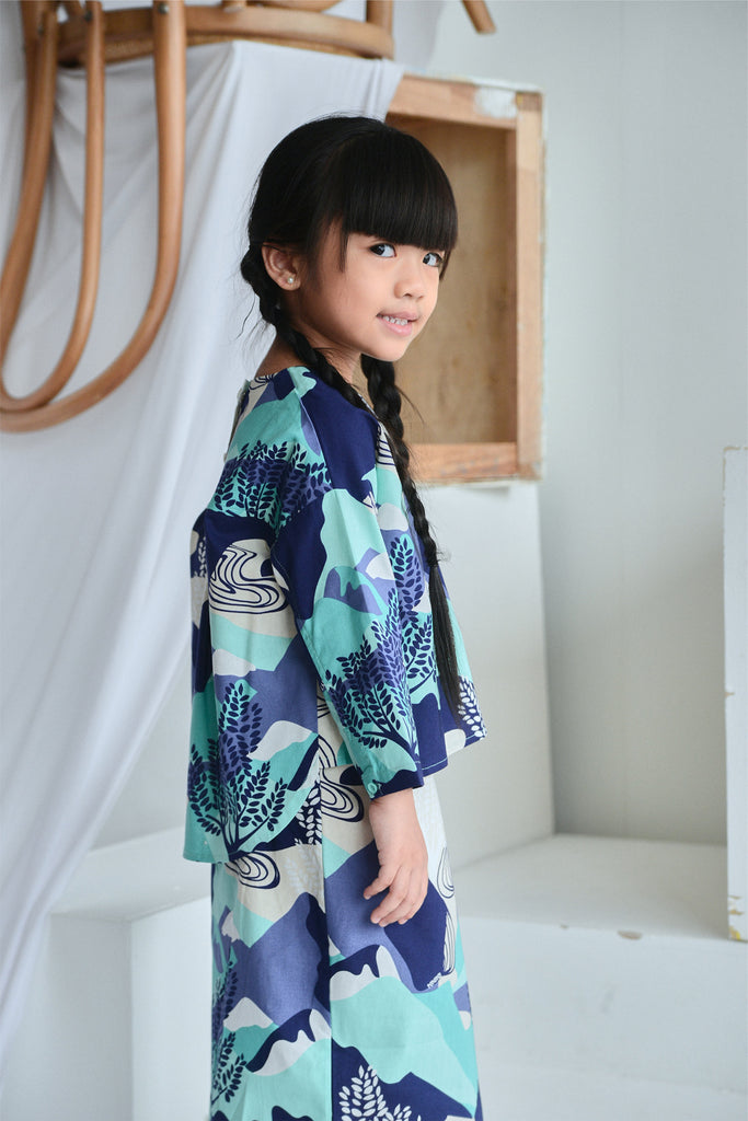 blouse budak perempuan cotton