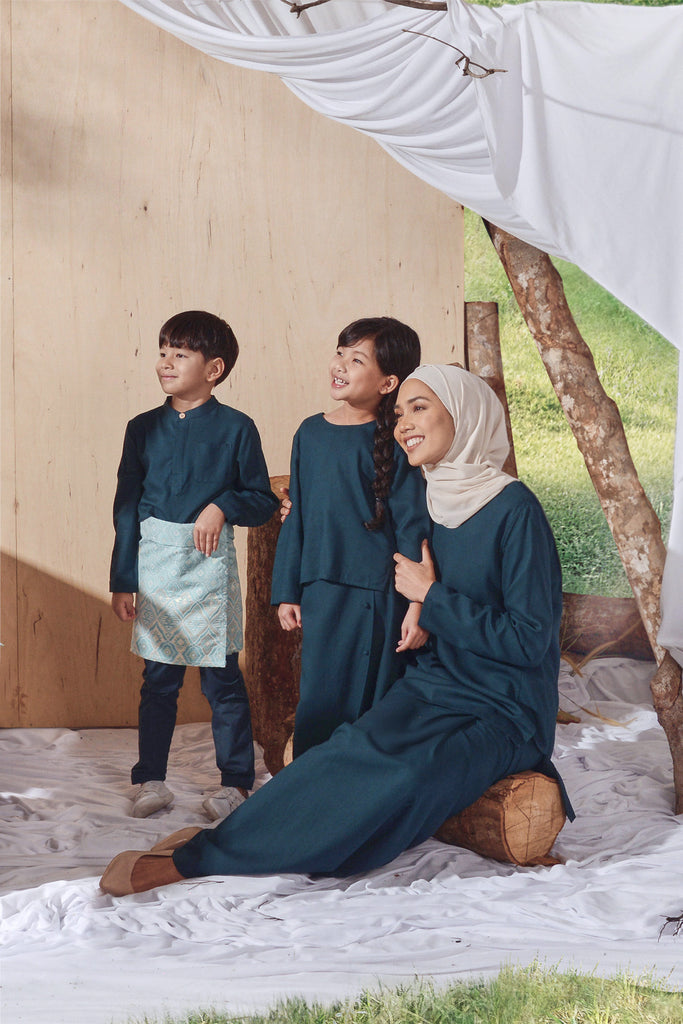 Emerald Green Family outfits matching