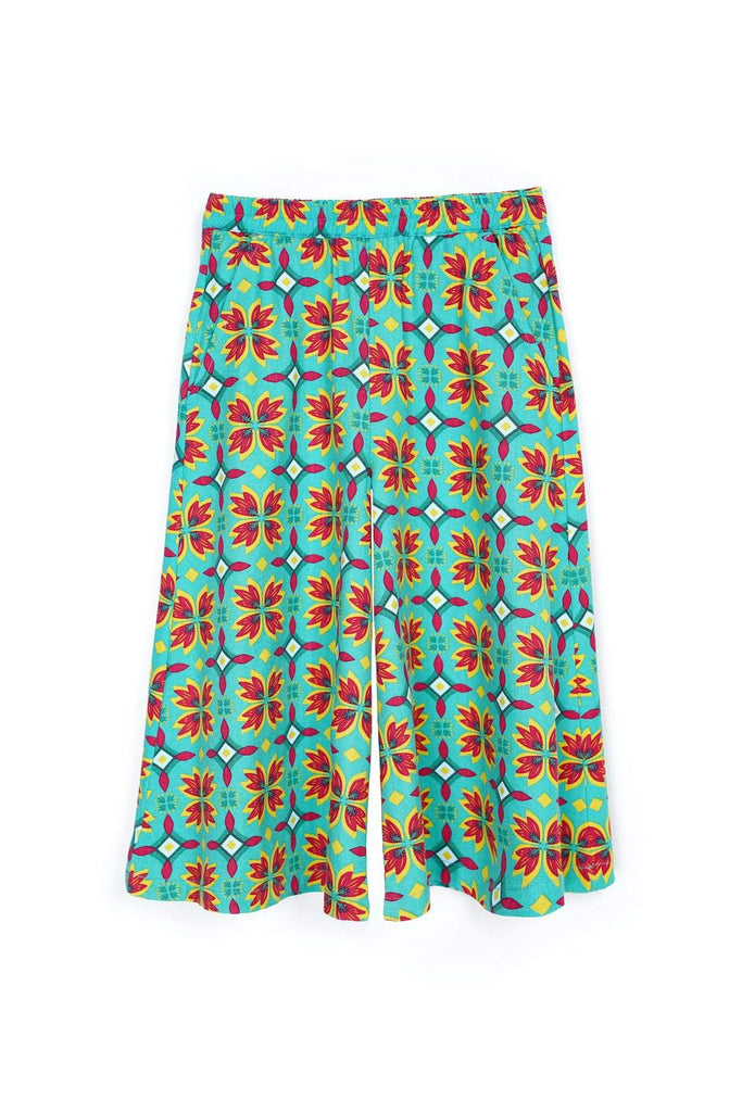 Print Wide Leg Pants