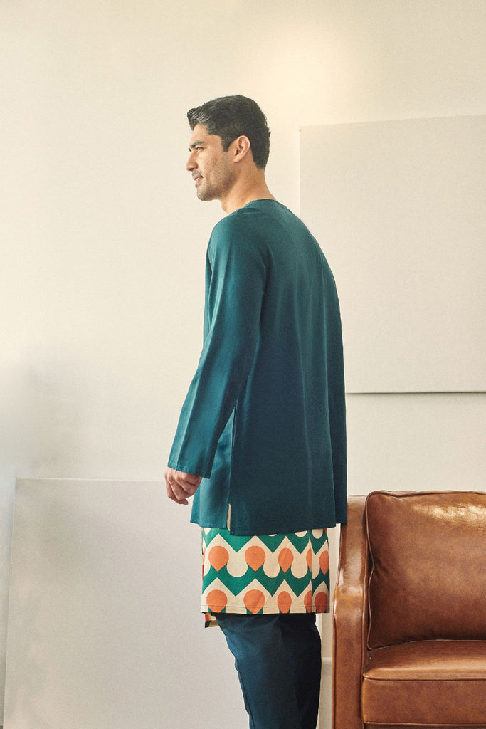 Rasa Sayang Men Kurta - Emerald Green