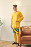 kurta kuning cotton selesa