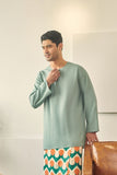Rasa Sayang Men Kurta - Vegan Green