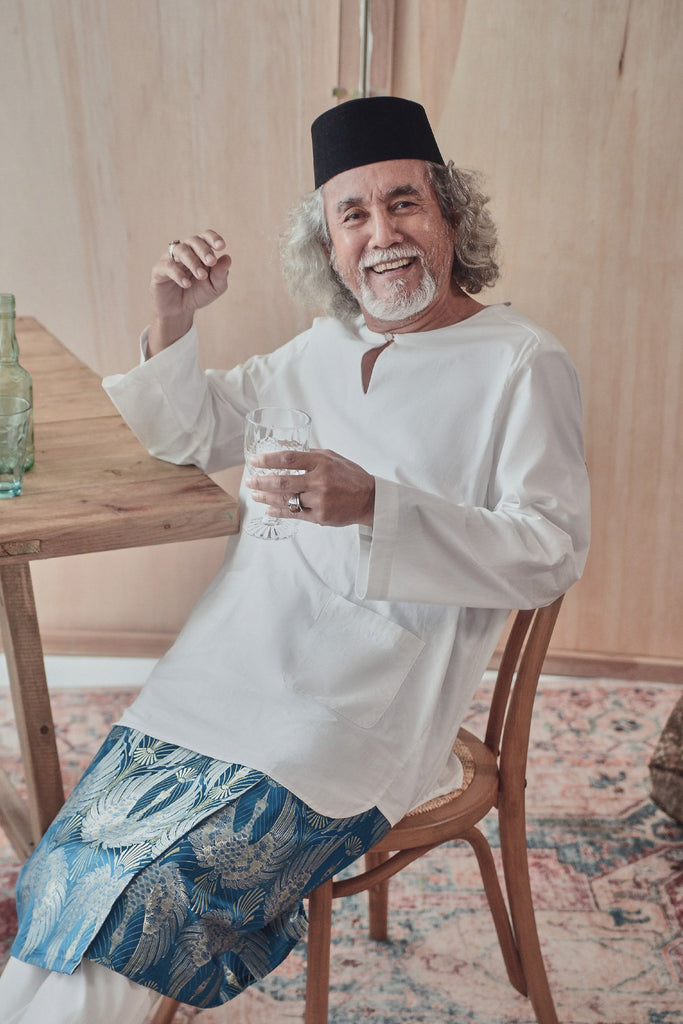 kurta dewasa lelaki putih sampin