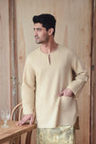 The Legend Men Pesak Kurta - Khaki