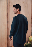 baju lengan panjang lelaki hijau