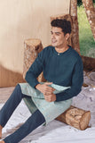 Emerald Green Baju Melayu Top with samping