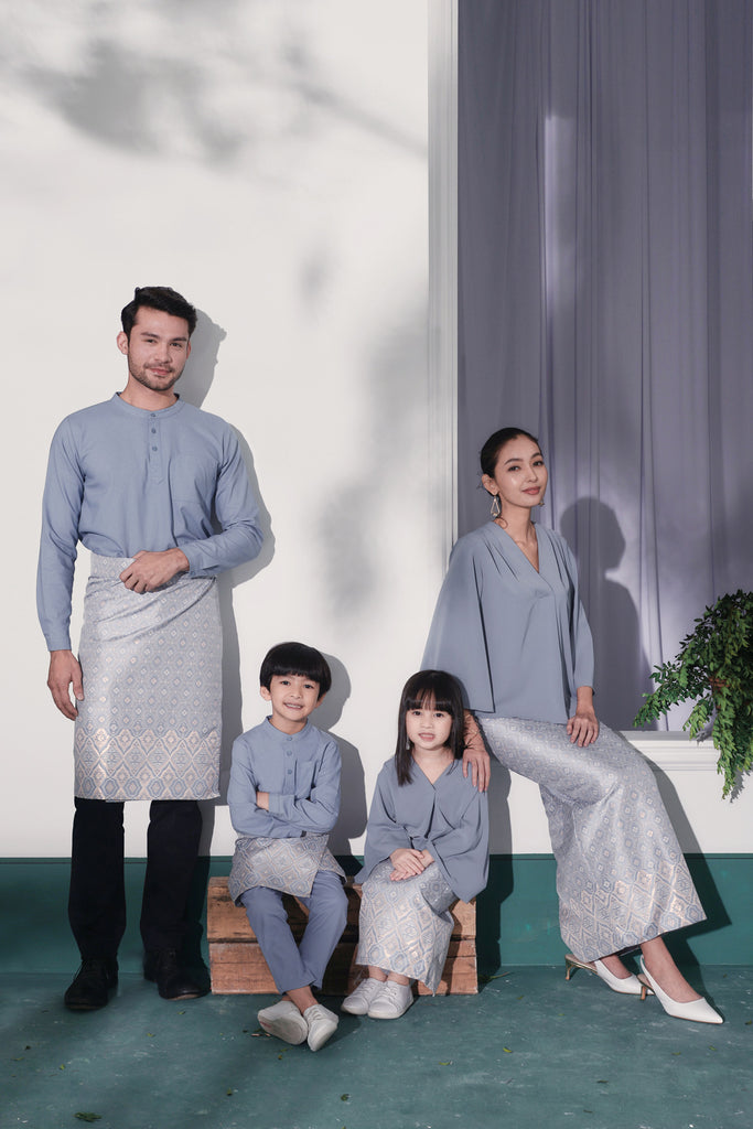 set keluarga baju raya