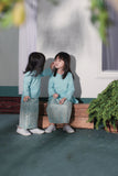 set baju kurung cotton songket