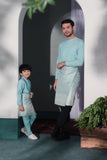 set bapa dan anak baju melayu cotton