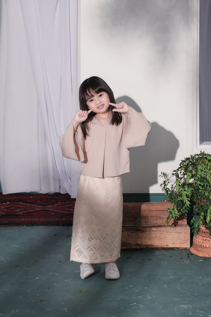 set baju kurung budak perempuan