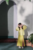 kain budak kipas depan kuning