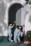 sedondon baju raya biru pastel