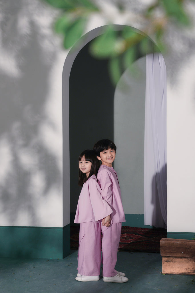 The Bayang Kurta - Light Purple