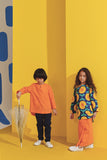 Orange Blouse matching pants