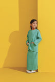 Tiffany Green colour matching outfits
