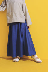 The Kurnia A-Line Skirt - Classic Blue