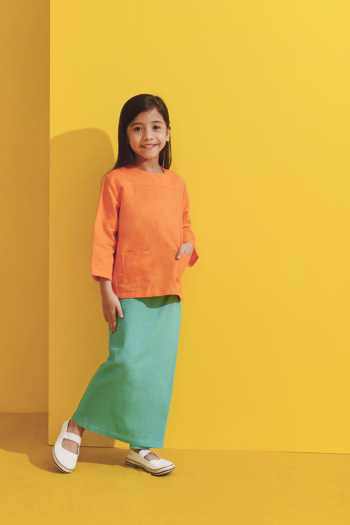 Tiffany Green Folded skirt
