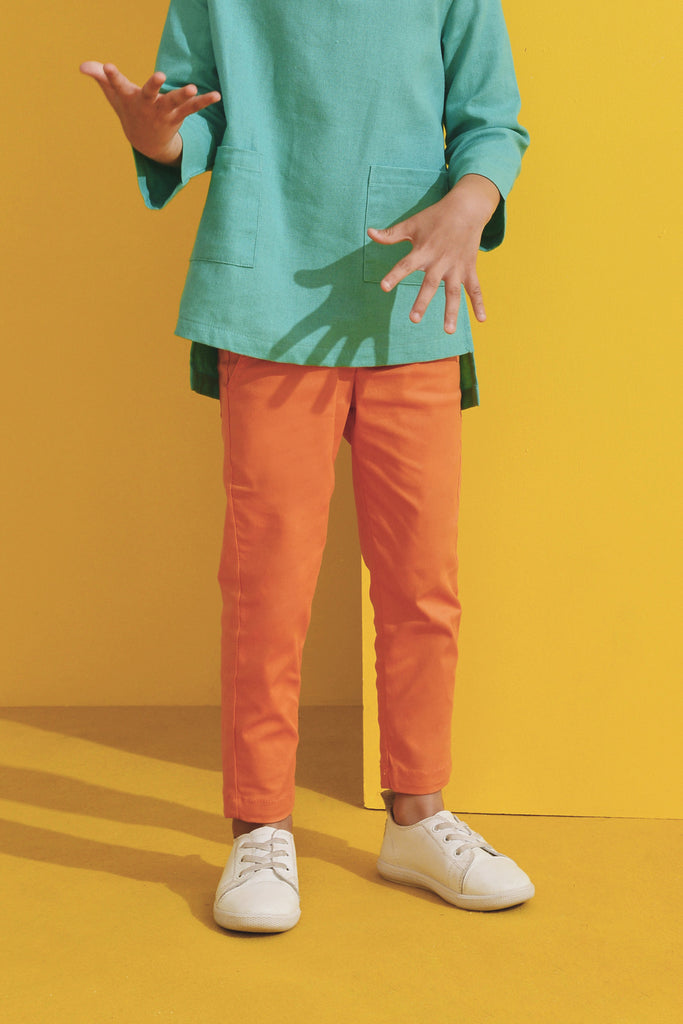 Orange pants