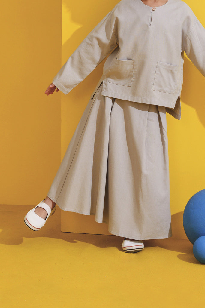 Fashion A Line Skirt with Baju Kedah