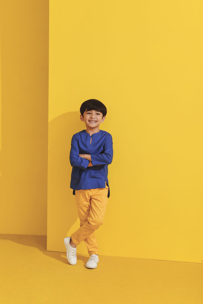 Baju Kedah Biru