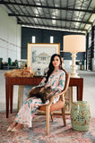 The Glow Women Petals Kebaya Set - Orchard